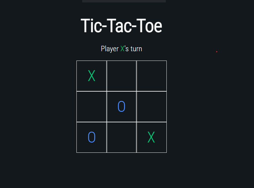 Tic Tac Toe game